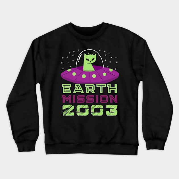 Earth Mission 2003 Crewneck Sweatshirt by stressless